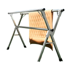 Tendedero de Ropa Plegable Portátil de 200 cm - Secador de Interior y Exterior con 20 Ganchos