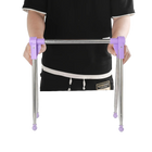 Tendedero de Ropa Plegable Portátil, Extensible 13-28 Pulgadas para Viaje y Camping, Compacto, Estructura Metálica