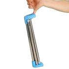 Tendedero de Ropa Plegable Portátil, Extensible 13-28 Pulgadas para Viaje y Camping, Compacto, Estructura Metálica