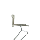 Tendedero de Ropa Plegable Retráctil de Pared con Ventosa