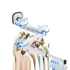 Tendedero de Ropa Plegable Retráctil sin Taladros con Ventosa