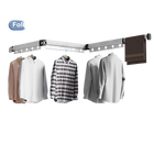 Tendedero de Ropa Plegable Retráctil sin Taladros con Ventosa