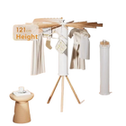 Tendedero de Ropa Plegable Tripode Giratorio - Secador de Suelo para Balcón y Dormitorio
