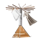 Tendedero de Ropa Plegable Tripode Giratorio - Secador de Suelo para Balcón y Dormitorio