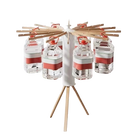 Tendedero de Ropa Plegable Tripode Giratorio - Secador de Suelo para Balcón y Dormitorio