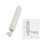 Tendedero de Ropa Plegable y Extensible, Portátil Sin Taladro para Baño, Dormitorio, Armario, Ganchos de Aleación de Aluminio