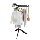 Tendedero de Ropa Plegable y Multifuncional de Suelo a Techo