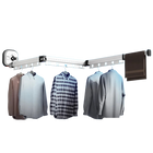 Tendedero de Ropa Plegable y Retráctil para Pared - Ahorra Espacio