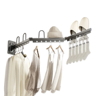 Tendedero de Ropa Plegable YUTOKO | Acero al Carbono, Montaje en Pared, Ahorra Espacio
