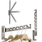 Tendedero de Ropa Plegable, Ajustable y de Pared con Gran Capacidad