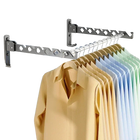 Tendedero de Ropa Plegable, Ajustable y de Pared con Gran Capacidad