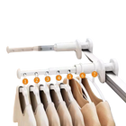 Tendedero de Ropa Portátil Plegable Reforzado para Marco de Ventana - Extensible para Viaje, Fácil Instalación y Transporte