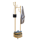 Tendedero de Ropa Redondo, 170x45 cm, Gran Área de Colgado, Estructura Resistente, Estable, Ahorro de Espacio, Fácil Montaje, Ayudante Práctico para B