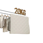 Tendedero de Ropa Retráctil de 5.1 Metros, Doble Capa, Interior/Exterior