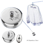 Tendedero de Ropa Retráctil de Acero Inoxidable 2.8m - Cuerda Telescópica para Interior y Exterior