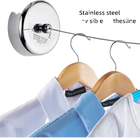 Tendedero de Ropa Retráctil de Acero Inoxidable con Cuerda, Organizador de Lavandería