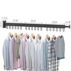Tendedero de Ropa Retráctil de Aluminio para Interiores y Exteriores