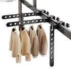 Tendedero de Ropa Retráctil de Aluminio para Ventana, Plegable y Ajustable
