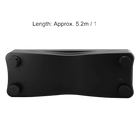 Tendedero de Ropa Retráctil Doble de 5.2m, Cuerda de Ropa Pesada de Doble Línea, Ahorro de Espacio, para Exterior e Interior, Negro