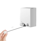 Tendedero de Ropa Retráctil Invisible de Acero Inoxidable - Colgador de Pared Sin Perforaciones