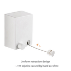 Tendedero de Ropa Retráctil Invisible de Acero Inoxidable - Colgador de Pared Sin Perforaciones
