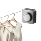 Tendedero de Ropa Retráctil Invisible de Acero Inoxidable para Balcón Interior