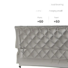 Tendedero de Ropa Retráctil Invisible de Pared, Ahorro de Espacio y Ajustable