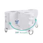 Tendedero de Ropa Retráctil para Interior y Exterior con Tensor de Cuerda para Apartamento y Balcón
