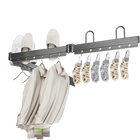 Tendedero de Ropa Retráctil Plegable de Pared
