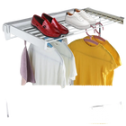 Tendedero de Ropa Retráctil Plegable de Pared Blanco