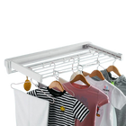 Tendedero de Ropa Retráctil Plegable de Pared Blanco