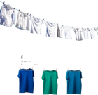 Tendedero de Ropa Retráctil Telescópico de Pared para Interior y Exterior
