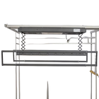 Tendedero de Ropa Retráctil y Plegable Metálico para Techo o Pared