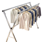 Tendedero de Ropa Retráctil y Plegable para Balcón Interior, Acero Inoxidable