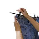 Tendedero de Ropa Retráctil y Portátil para Viajes, Cuerda para Secar con 12 Pinzas