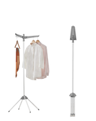 Tendedero de Ropa SONGMICS, Secador Plegable con 3 Brazos Giratorios, 4 Patas