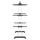 Tendedero de Ropa Vertical Plegable T-Lovendo con Ruedas, 4 Niveles, 170x77x64 cm, Alta Capacidad 26 kg