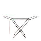 Tendedero de ropa Vileda Universal Ultimate, diseño plegable de acero de 18 m con ruedas integradas para transporte fácil, incluye 24 ganchos para cal