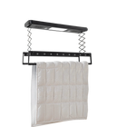 Tendedero Eléctrico con Control Remoto para Pared y Techo, Cuerda de Secado Eléctrica para Balcones y Baños