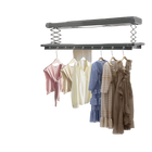 Tendedero Eléctrico con Control Remoto, Secadora de Pared y Techo, Bajo Ruido, Esterilización Luz Azul