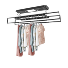 Tendedero Eléctrico con Mando a Distancia, Secador de Ropa Inteligente Telescópico para Balcón, Ahorro de Espacio y Uso Nocturno