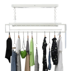 Tendedero eléctrico de ropa, secadora retráctil de techo con control remoto, tendedero plegable de 220V
