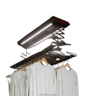Tendedero Eléctrico Inteligente con Control Remoto, Secador de Ropa Plegable de Cuatro Postes para Balcón