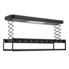 Tendedero Eléctrico Retráctil de Techo con Carga 35kg, Control Remoto y LED