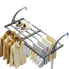 Tendedero Expandible para Ventana, Secador Plegable de Acero Inoxidable para Ropa, Zapatos y Toallas