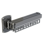 Tendedero Plegable Retráctil de Pared, Sin Perforaciones, Multifuncional para Interior y Balcón