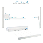 Tendedero Retráctil de Cuerda 3.75m 5 Hilos - Cuerda para Secar Ropa de Pared