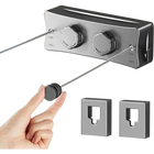 Tendedero Retráctil de Pared de Doble Línea para Exterior