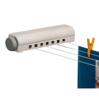 Tendedero Retráctil Exterior Extensible 15 o 21.6 Metros con Hardware Incluido - 5 o 6 Cuerdas