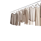 Tendedero retráctil invisible de acero inoxidable sin taladro montaje en pared portátil para balcón baño viaje camping